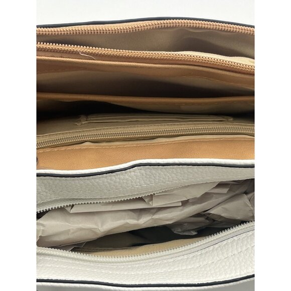 Giani Bernini Signature Crossbody Women's One Size White Caramel MSRP $79.50 New - Picture 4 of 5